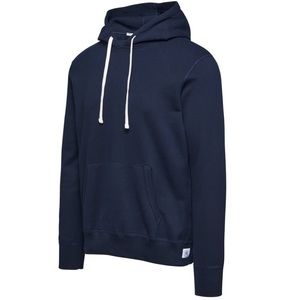 Reigning Champ Men’s Pullover Hoodie in Navy Blue Size L
